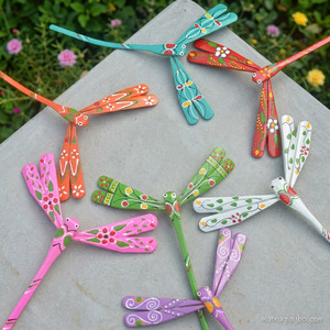 Libélula de Bambú Pintada Ecológica de la Mejor Calidad para Niños, con Muchos Colores, Ms. Sophie - Product Image 6