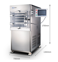 Lyophilisateur de laboratoire professionnel SJ-50F avec système PLC et utilisation alimentaire