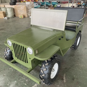Kart de <span class=keywords><strong>location</strong></span> QIQU 48V pour parc d'attractions, style tourisme pour adultes, <span class=keywords><strong>voiture</strong></span> électrique Jeep - Product Image 4