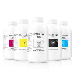 Ocbestjet 1000 ML Capacidad <span class=keywords><strong>Precio</strong></span> con tinta blanca A4 Directo a la descarga de prendas DTG Tinta textil para <span class=keywords><strong>impresora</strong></span> <span class=keywords><strong>Epson</strong></span> <span class=keywords><strong>F2100</strong></span> F3050 - Product Image 1