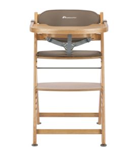 Chaise haute multifonction pour bébé Bebeconfort Timba 2 avec coussin, chaise scandinave en bois naturel pour bébé de 6 mois à 9 ans - Product Image 2