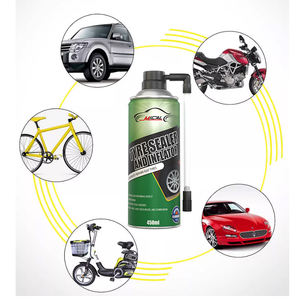 Sellador de Neumáticos Antipinchazos de Fábrica, Líquido de Reparación de Neumáticos, Sellador de Neumáticos Automático para Automóviles, 450 ml - Product Image 3