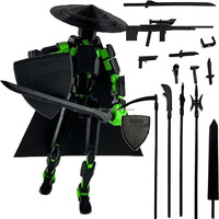 Juguete de Modelo Transformable para Niños, Figura de Acción de Robot, Modelo de Robot Transformable, Juego de Robots, Impresión 3D, Venta al por Mayor
