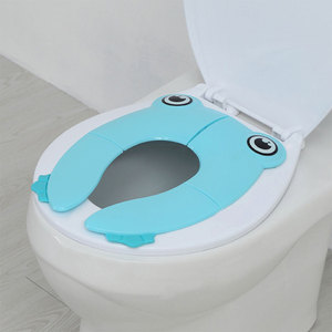 2024 SUNNUO nuevo <span class=keywords><strong>asiento</strong></span> plegable de alta calidad con diseño de rana para bebé, <span class=keywords><strong>asiento</strong></span> de inodoro para niños, <span class=keywords><strong>asiento</strong></span> plegable para orinal para niños pequeños - Product Image 3