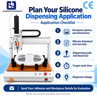 Distributeur de liquides automatique programmable à 3 axes Guangxin pour silicone, colle filetante, adhésif rouge, graisse lubrifiante et adhésif UV