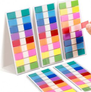 HengXin - Pestañas Adhesivas Transparentes de Doble Cara para Índices, Material Escolar, Notas Adhesivas Coloridas, Papelería de PET - Product Image 1