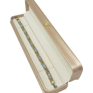 Bracelet magnétique en zircon <span class=keywords><strong>rose</strong></span> élégant bijoux de thérapie par ions négatifs en <span class=keywords><strong>tourmaline</strong></span> bracelet de guérison réglable pour le soulagement de la douleur à la main - Product Image 1