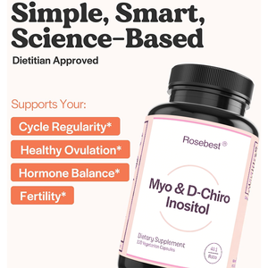 Cápsulas OEM Flo para Suporte à Saúde Ovariana, Myo-Inositol e D-Chiro-Inositol 40:1, Suplemento para Equilíbrio Hormonal Feminino - Product Image 2