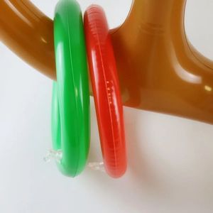 Jeu de lancer d'anneaux en forme de cornes de renne gonflables, décoration de jardin pour les fêtes de Noël, pour enfants et adolescents, amusement pour les fêtes de Noël - Product Image 4