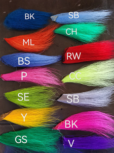 Custom Deer Tail Hair Deer Fur Hook legato accessori per la <span class=keywords><strong>pesca</strong></span> a mosca cervo Hair Bucktail Dry Fly Fly legatura materiali - Product Image 2