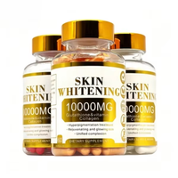Kapsul Pemutih Kulit 10000mg Vitamin C L-Glutathione Kolagen untuk Perawatan Kulit dan Wajah
