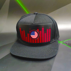 Mũ Panen <span class=keywords><strong>El</strong></span> Dạ Quang Nhấp Nháy, Đèn <span class=keywords><strong>Led</strong></span> Kích Hoạt Bằng Âm Thanh, Hàng Mới Về 2021 - Product Image 3