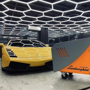 Luz de trabajo de lámpara de garaje Hexagonal de alta luminosidad HanYin para iluminación de techo de tienda de coches y garaje - Product Image 6