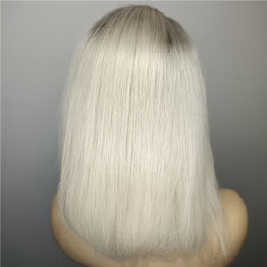 FACTORY 2025 Perruques de cheveux naturels vierges Remy russes, lisses et soyeuses, couleur plus foncée uniquement - Product Image 5