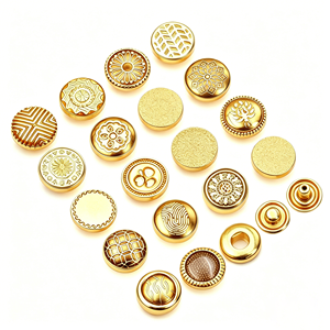 Vente d'usine Boutons-pression 4 parties en alliage de zinc pour robe arabe Thobe - Product Image 3