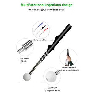 Accesorio de entrenador de agarre de Golf de alta calidad, sonido de clic, entrenador de swing de Golf, Ayuda de entrenamiento de swing de Golf retráctil - Product Image 3