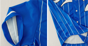 Maglietta da Baseball professionale personalizzata con maglie da Baseball da uomo a strisce sublimate personalizzate - Product Image 4