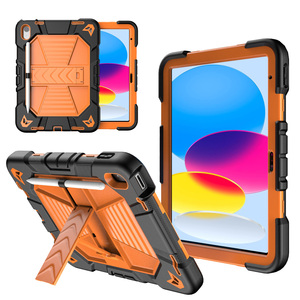 Étui en silicone antichoc rotatif à 360 degrés pour tablette, 10.2 pouces, compatible avec <span class=keywords><strong>iPad</strong></span> 7e, 8e, 9e, 10e génération, 10.9 - Product Image 1
