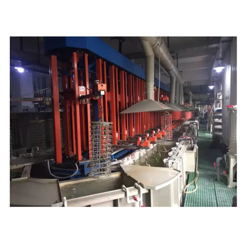 Venta de fábrica Equipo de galvanoplastia automática Línea de producción Maquinaria de cromo de níquel