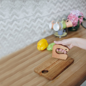 Utensili da <span class=keywords><strong>Cucina</strong></span> <span class=keywords><strong>per</strong></span> Bambini, Coltello in Legno <span class=keywords><strong>per</strong></span> Bambini <span class=keywords><strong>per</strong></span> Cucinare e Tagliare in Sicurezza Verdure e Frutta - Product Image 4