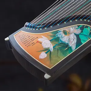 NAOMI Chinese Zither 21 String Sandalwood Guzheng Instrument Gu Zheng Zither Musical Instrument