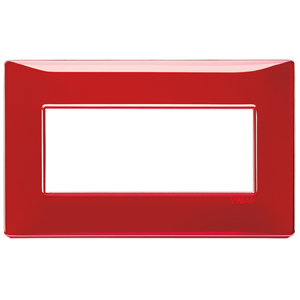 แผ่นสวิตช์ติดผนังวิมาร์ 20.5x9.5 ซม. สีแดง รีเฟล็กซ์ ฟินิช - Product Image 1