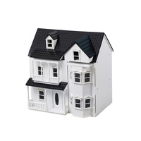 Maison de poupée en bois Sweetheart Cottage avec meubles, 3 étages, jouet éducatif pour garçons et filles