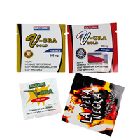 Sachets d'emballage personnalisés thermoscellables pour comprimés, capsules et pilules, sachets échantillons, sacs scellés trois côtés, mini-sachets en aluminium Mylar