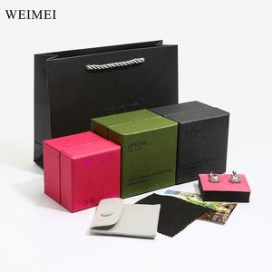 Custom Logo Luxury Paper Jewelry <b>Gift</b> <b>Box</b> with Microfiber Pouch for Ring Necklace <b>Earring</b> Bracelet Packaging - Product Image 1