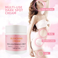 Vente en gros de crème corporelle blanchissante à la vitamine E crème corporelle blanchissante et éclaircissante avec logo personnalisé