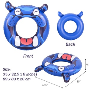 Flotador de Piscina con Forma de León para Niños, Juguetes Inflables para Adultos, Flotador para Playa y Parque Acuático - Product Image 6