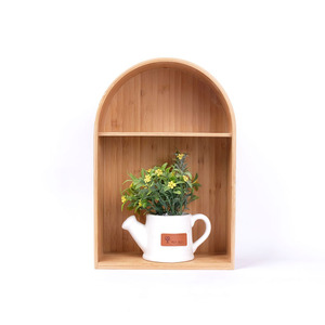 Étagères de rangement créatives, panneau mural en nid d'abeille, canapé de salon, grille de rangement polygonale en bambou massif pour adultes - Product Image 2