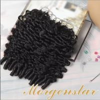 Produit le plus vendu : Postiche bouclé de style birman fabriqué à partir de vrais cheveux humains.