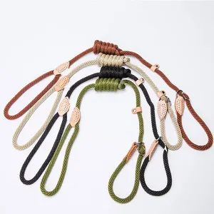 Doe Pet Trending 2023 Nylon riflettente semplice collare per cani e guinzaglio in corda di canapa per cani acquista all'ingrosso accessori per animali domestici