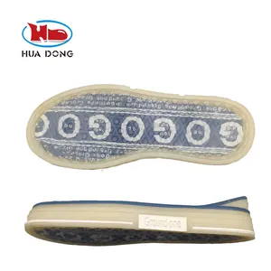 Sole Expert Huadong New Design Soft TPR Material Women's Casual Sneaker Crystal Transparent Printed Outsole