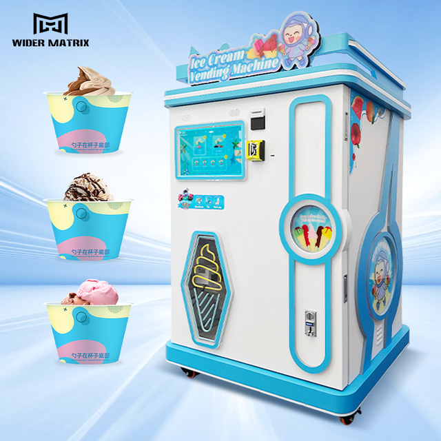 Commercial Smart Vending Machine Manufacturer Full Automatic Soft Ice Cream Vending Machine