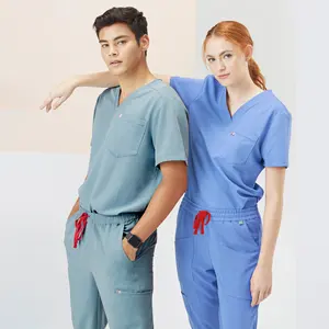 Wholesale knit scrubs In Different Colors And Designs 