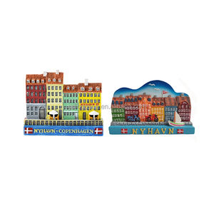 Imán <span class=keywords><strong>de</strong></span> nevera <span class=keywords><strong>de</strong></span> resina 3D <span class=keywords><strong>de</strong></span> recuerdos <span class=keywords><strong>de</strong></span> viaje 3D personalizado Dinamarca <span class=keywords><strong>Copenhague</strong></span> Nyhavn para recuerdos turísticos - Product Image 2