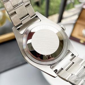 Luxury <b>Men's</b> Automatic <b>Mechanical</b> Business Wristwatch Custom Logo Stainless Steel Band Luminous Waterproof Dial Window Glass - Product Image 5