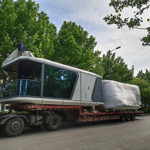 Casa Prefabricada Antirrobo y Anticongelante, Estructura de Acero, Estilo Moderno, Cápsula Espacial Móvil, Casa Pequeña de Forma Especial - Product Image 3