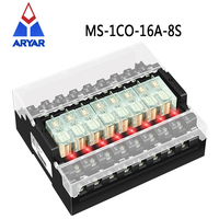 Interférence antistatique de haute qualité 8 canaux 1 SPDT G2R-1-E de montage sur Rail DIN Module de relais d'interface 12V/24V 16A