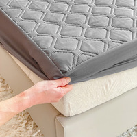 Tapis de lit jetable imperméable personnalisé en gros, tapis de mahjong, tapis pour enfants, usage hospitalier et domestique, en coton lavable de couleur unie