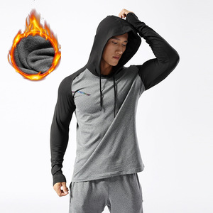 Sweat à capuche chaud et respirant pour <span class=keywords><strong>homme</strong></span>, séchage rapide, imprimé, pour le sport d'été, la course et le basketball - Product Image 1
