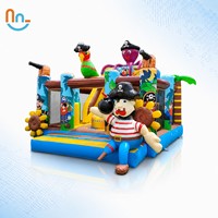 Joy2fun - Location de terrain de jeux gonflable commercial pour enfants sur le thème des pirates - Aire de jeux d'aventure en plein air