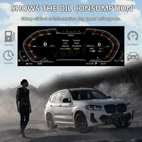 Affichage numérique du système Linux de 12,3 pouces pour BMW Série 5 E60 E61 E63 E64 2004-2009, tableau de bord LCD, compteur de vitesse, cockpit virtuel