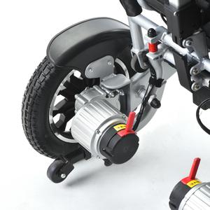 <span class=keywords><strong>Fauteuil</strong></span> roulant <span class=keywords><strong>électrique</strong></span> inclinable en alliage d'aluminium 300W*2, pliable et léger - Product Image 6