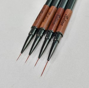 IBelieve Pinceau à ongles <span class=keywords><strong>haut</strong></span> <span class=keywords><strong>de</strong></span> <span class=keywords><strong>gamme</strong></span> en bois double embout 2 en 1 pour extension, gel, liner et peinture <span class=keywords><strong>acrylique</strong></span> pour nail art - Product Image 1