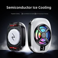 Refroidisseur de téléphone magnétique à semi-conducteurs TL16 15W avec affichage numérique de la température, en ABS, marque OEM, radiateur de téléphone portable pour gaming, effet glace