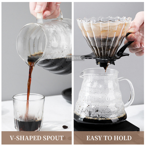 HIGHWIN 9 pezzi Espresso versare sopra la caffettiera Set Kit regalo caffè per gli amanti del campeggio e del caffè - Product Image 5