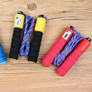 Jump Rope With Counter Plastic Handle Fitness Equipment For Kids And Adults Unisex Sport Training Gear - Product Image 1